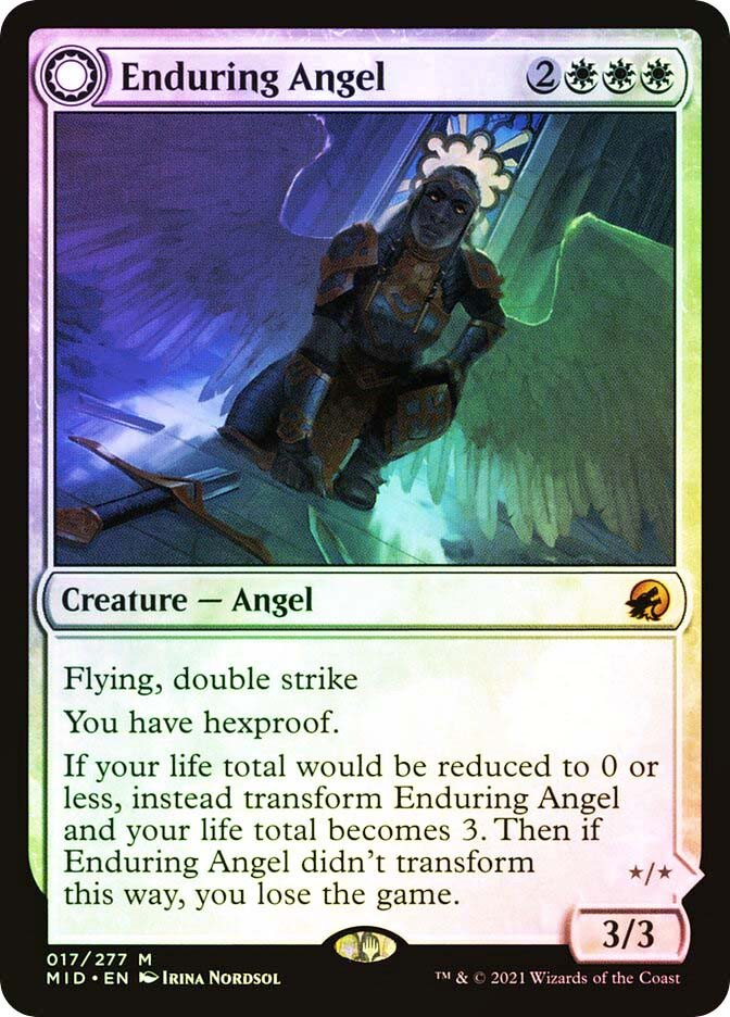 Enduring Angel // Angelic Enforcer | Innistrad: Midnight Hunt