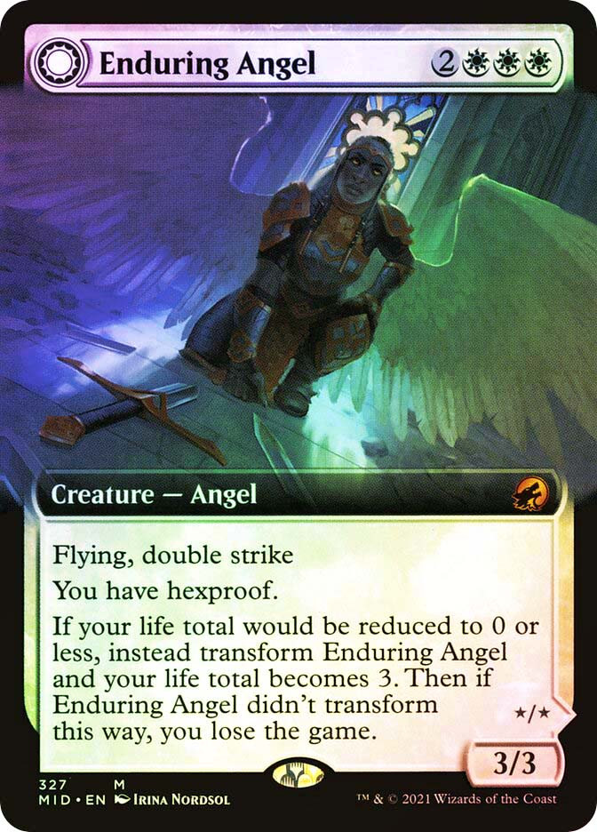 Enduring Angel // Angelic Enforcer | Innistrad: Midnight Hunt