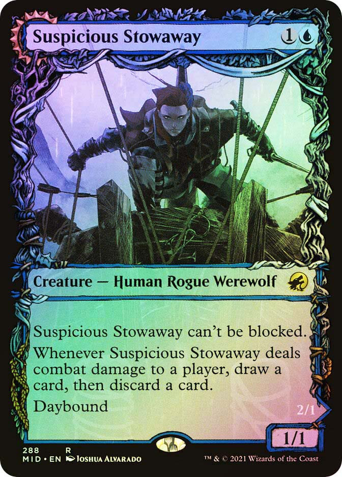 Suspicious Stowaway // Seafaring Werewolf | Innistrad: Midnight