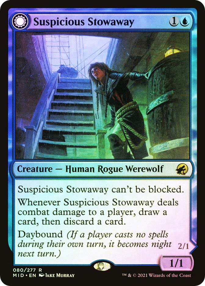 Suspicious Stowaway // Seafaring Werewolf | Innistrad: Midnight