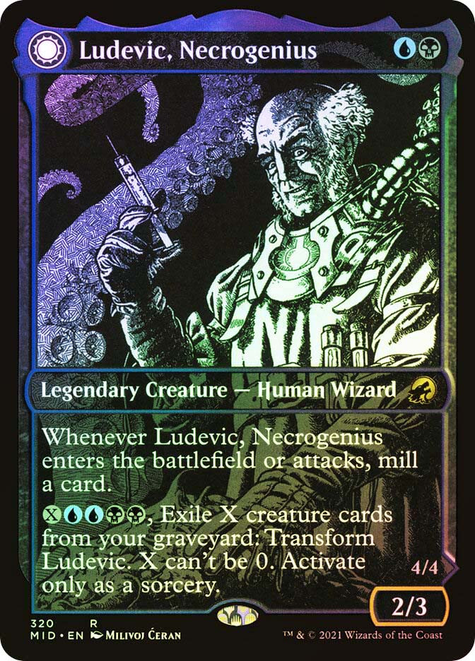 Ludevic, Necrogenius // Olag, Ludevic's Hubris | Innistrad