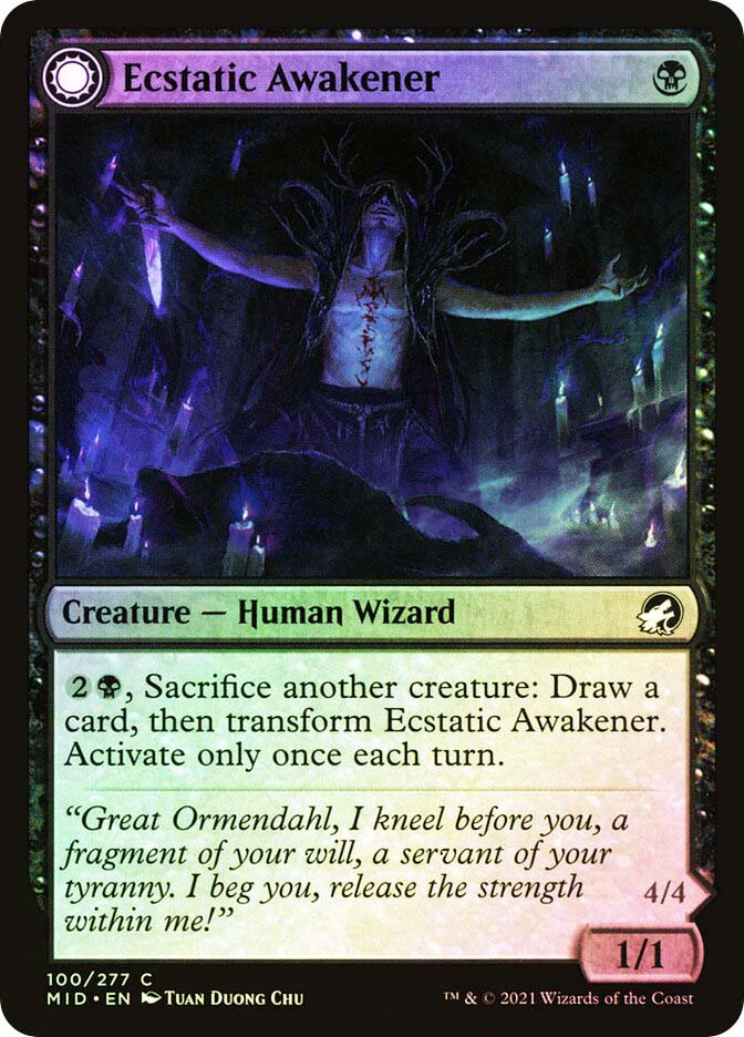 Ecstatic Awakener // Awoken Demon | Innistrad: Midnight Hunt