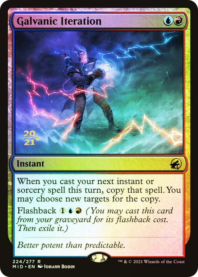 Galvanic Iteration (Prerelease) (Innistrad: Midnight Hunt) | Promo