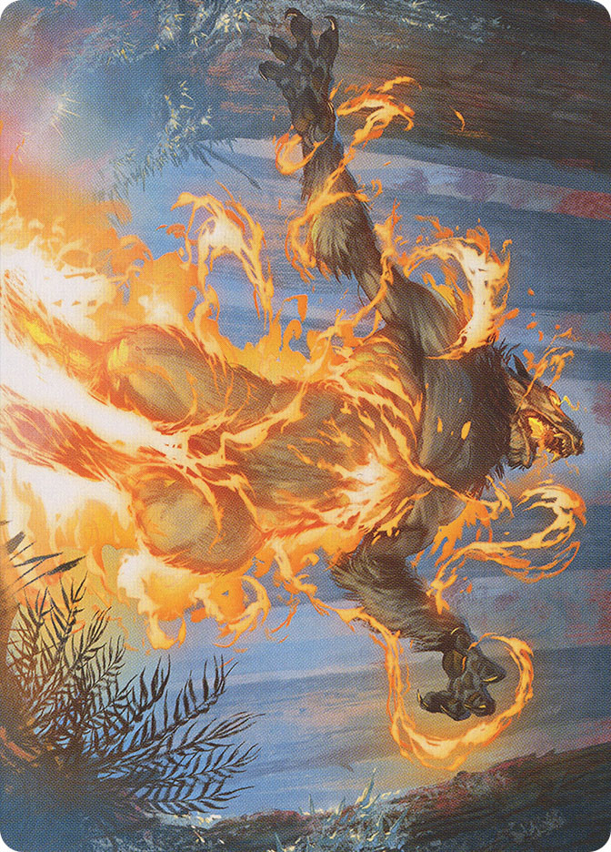 Burn the Accursed Art Card} | Art Series: Innistrad: Midnight Hunt | Star  City Games