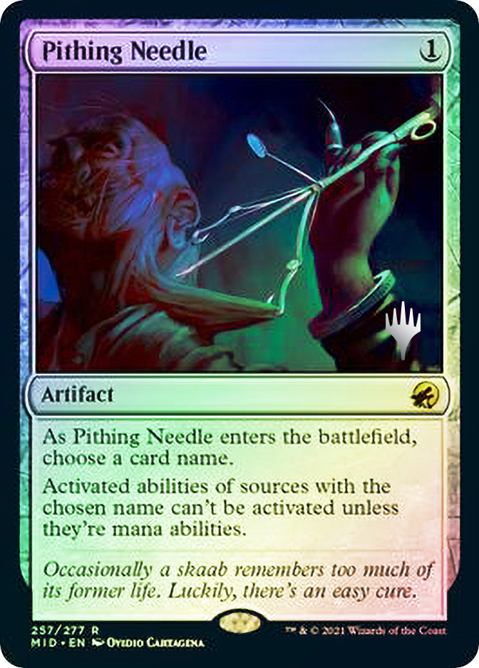 Pithing Needle (Promo Pack) (Innistrad: Midnight Hunt) | Promo Pithing Needle (Promo Pack) (Innistrad: Midnight Hunt) | Promo