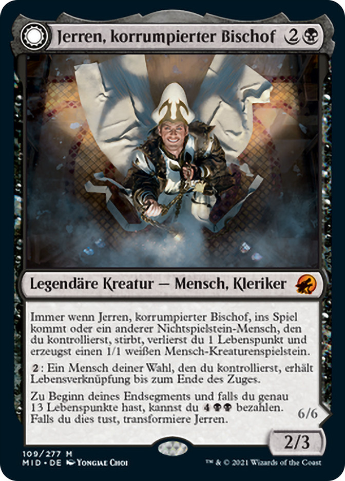Jerren, Corrupted Bishop // Ormendahl, the Corrupter | Innistrad