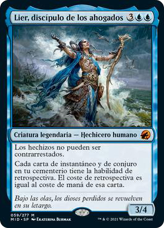Lier, Disciple of the Drowned | Innistrad: Midnight Hunt - Spanish