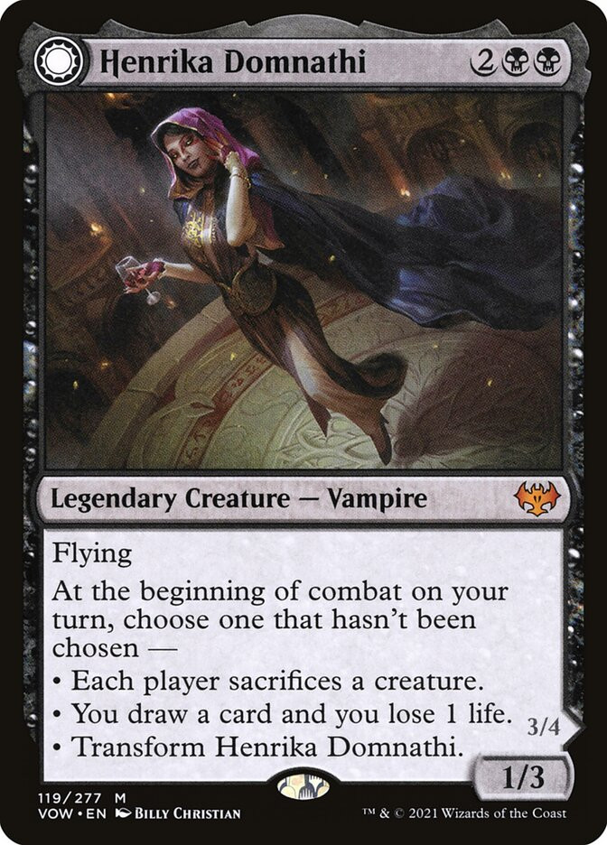 Henrika Domnathi // Henrika, Infernal Seer | Innistrad: Crimson Henrika Domnathi // Henrika, Infernal Seer | Innistrad: Crimson