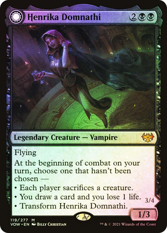 Henrika Domnathi // Henrika, Infernal Seer | Innistrad: Crimson