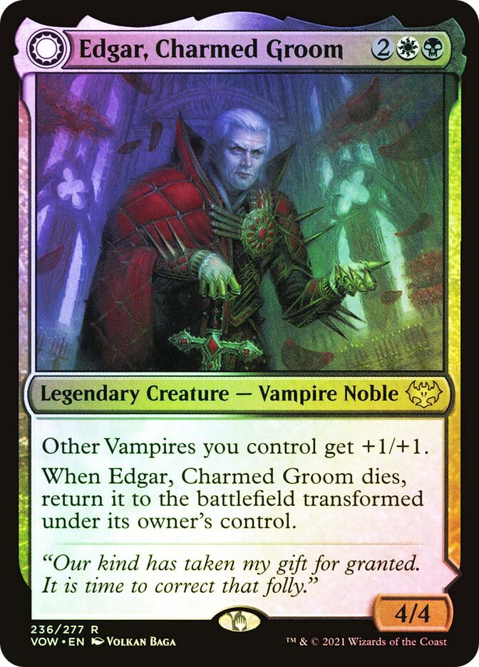 Magic: The Gathering – Edgar, Charmed Groom // Edgar Markov‘s Coffin (Showcase) – Karte Aus Innistrad: Crimson Vow