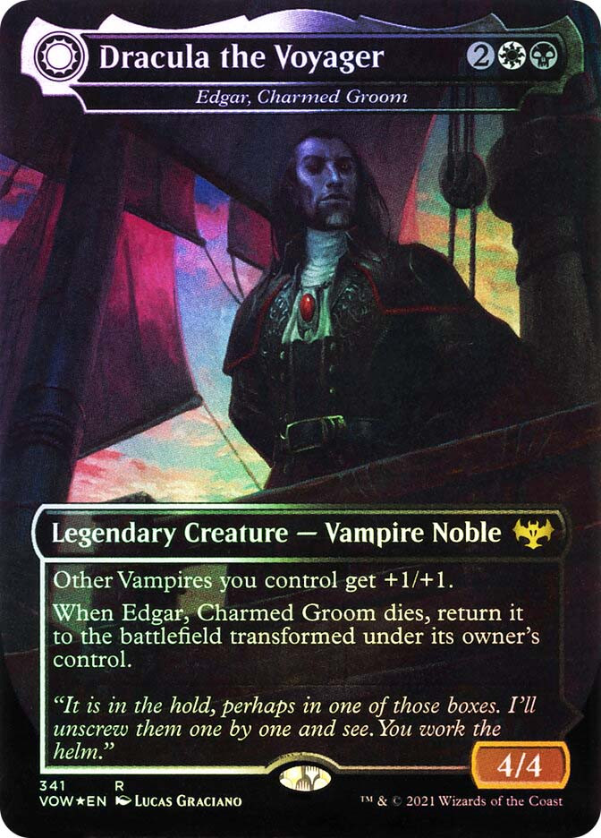 Edgar, Charmed Groom // Edgar Markov's Coffin (Dracula the Voyager //  Casket of Native Earth) (Dracula Series) | Innistrad: Crimson Vow | Star  City Games