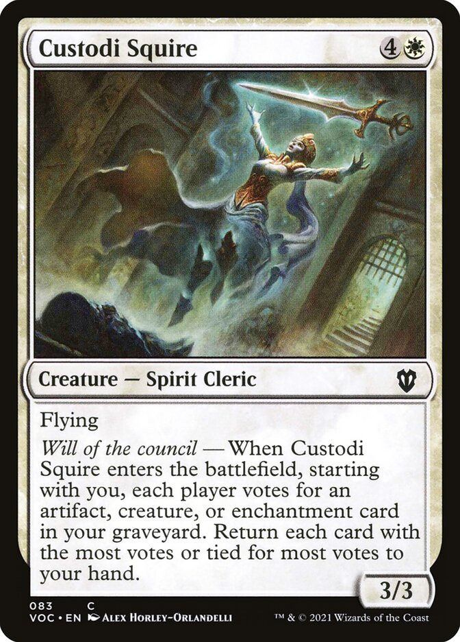 Custodi Squire | Innistrad: Crimson Vow Commander | Star City Games