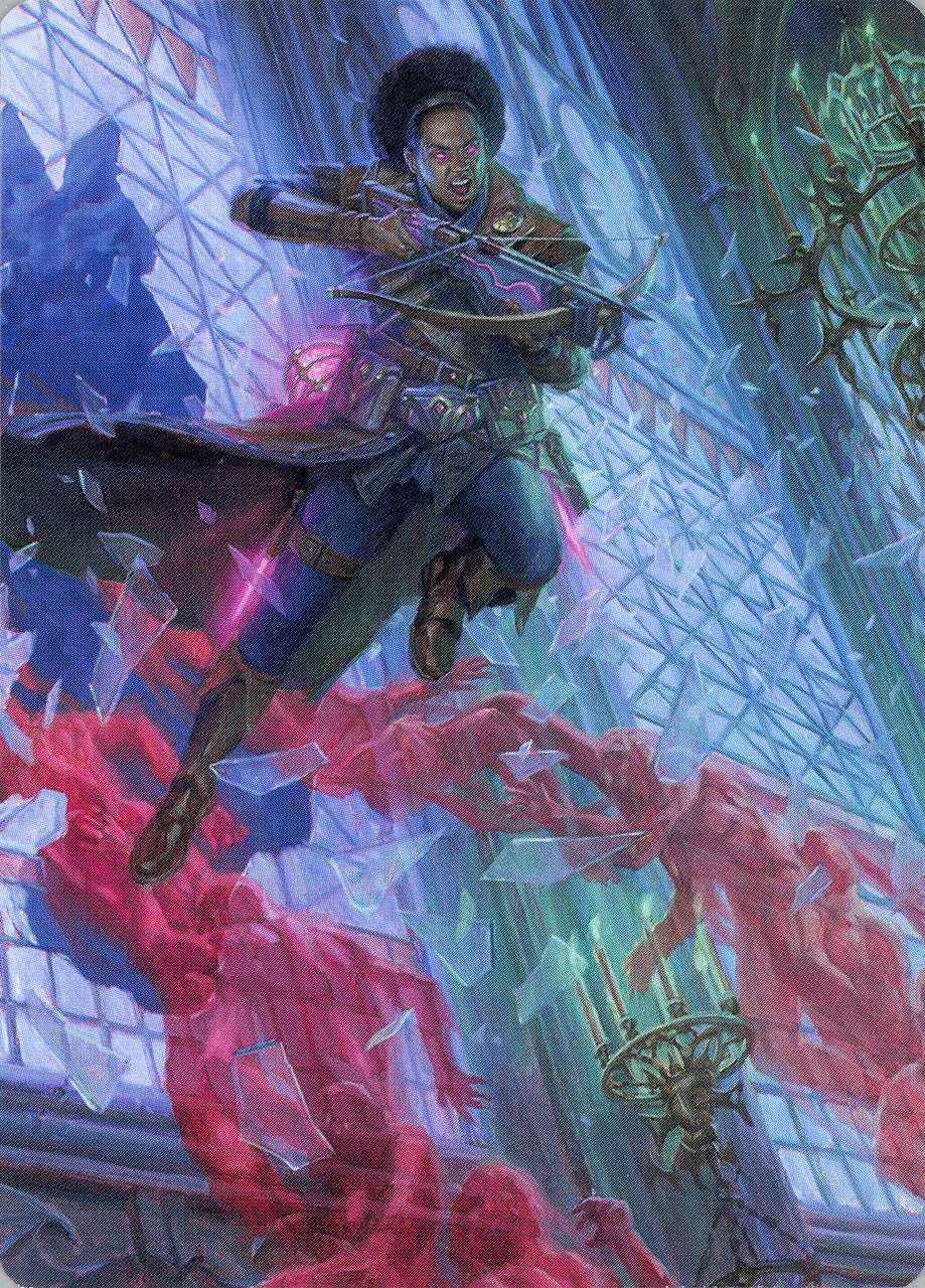 Magic: The Gathering - Kaya, Geist Hunter Borderless Planeswalker Card (280) From Innistrad: Crimson Vow