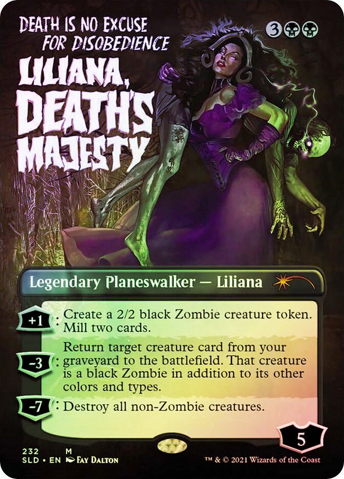 all liliana cards mtg Liliana, Dreadhorde General then shuffle Liliana of the Dark Realms