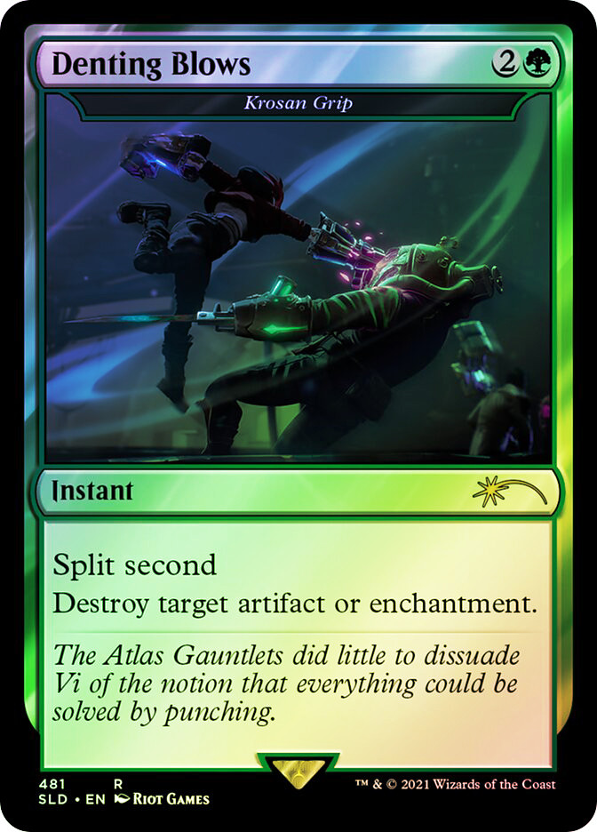 Krosan Grip (Denting Blows) (Arcane) | Secret Lair Drop | Star