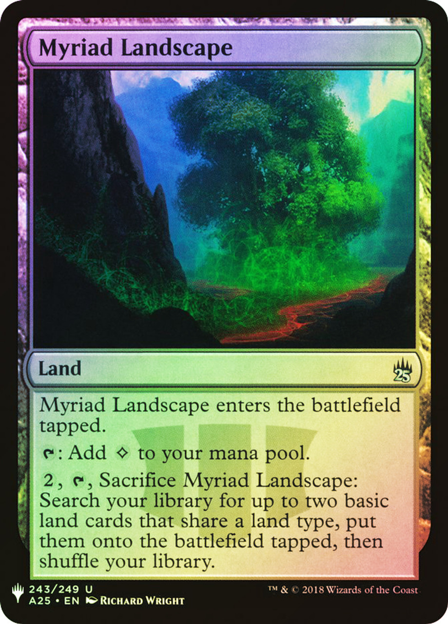 Myriad Landscape (Masters 25) | Planeswalker Symbol Reprints