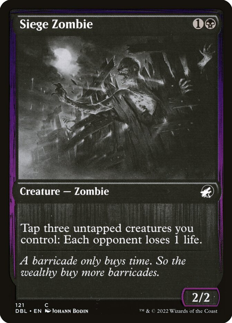 Siege Zombie | Innistrad: Double Feature | Star City Games