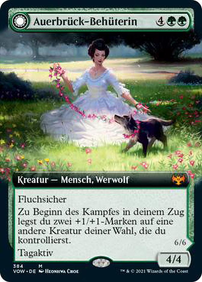 Avabruck Caretaker // Hollowhenge Huntmaster (Extended Art