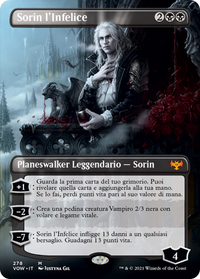 Sorin the Mirthless (Borderless) | Innistrad: Crimson Vow