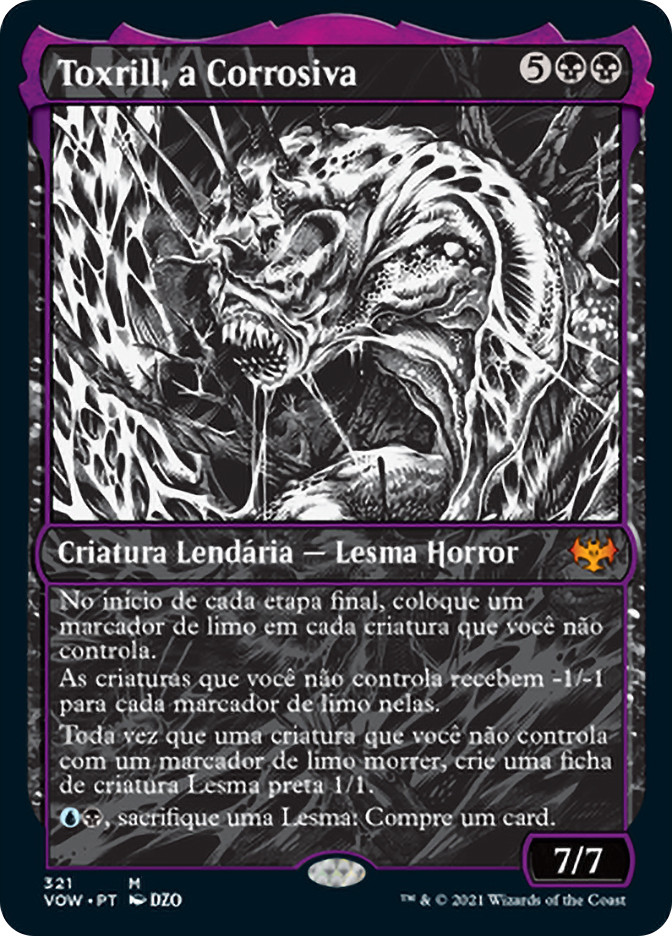 Magic The Gathering Card Magic: The Gathering Card - Toxrill, The