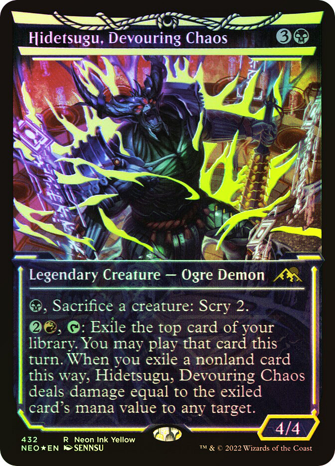Hidetsugu, Devouring Chaos (Neon Ink Yellow) (WPN Premium
