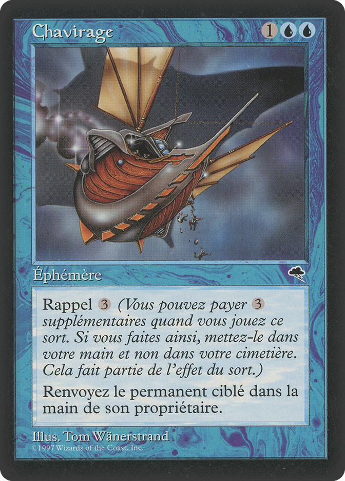 転覆　Capsize 2枚セット FOIL Capsize | Tempest - French | Star City Games