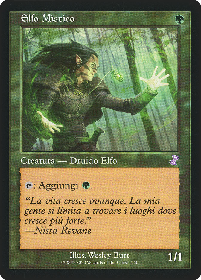 Elvish Mystic (Retro Frame) | Time Spiral Remastered - Timeshifted