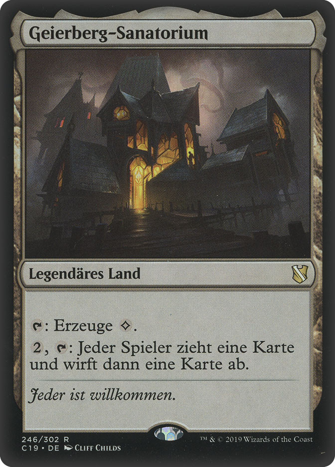 Magic: The Gathering – Geier Reach Sanitarium (Manicomio Delle Alture Geier) – Eldritch Moon (Rara)