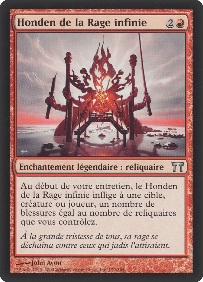 Honden of Infinite Rage | Champions of Kamigawa - French | Star