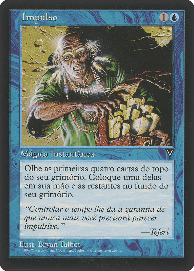 MTG 衝動/Impulse PROMO FOIL Impulse | Visions - Portuguese | Star City Games