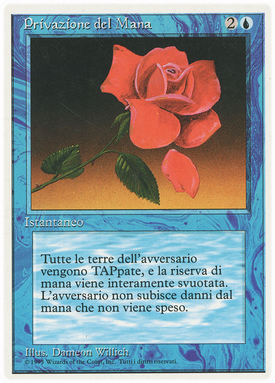 【β版】 Mana Short 枯渇 枯渇/Mana Short》[LEB] 青R | 日本最大級 MTG通販サイト