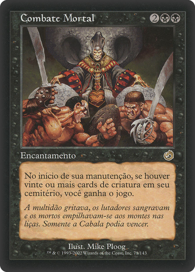 Carta Magic Mortal Combat [torment] Mtg Enchantment | Cuotas Sin Interés