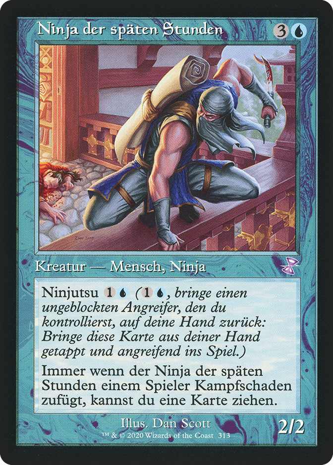 Ninja of the Deep Hours (Retro Frame) | Time Spiral Remastered