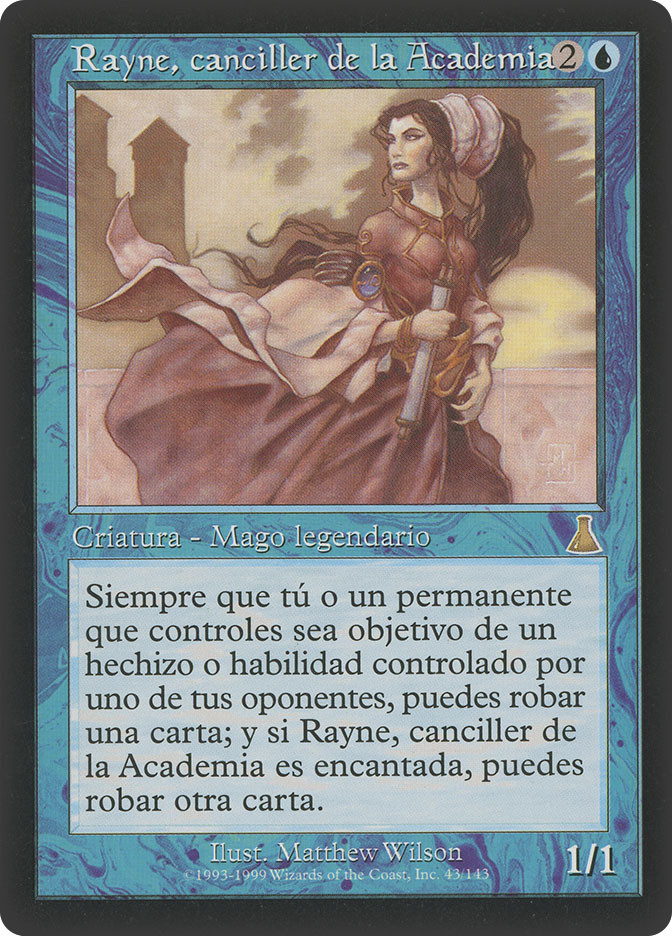 Rayne, Academy Chancellor | Urza's Destiny - Spanish | Star City Games