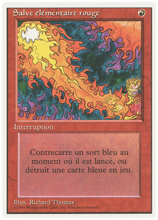 Red Elemental Blast | 3rd Edition / Revised - French | Star City Games