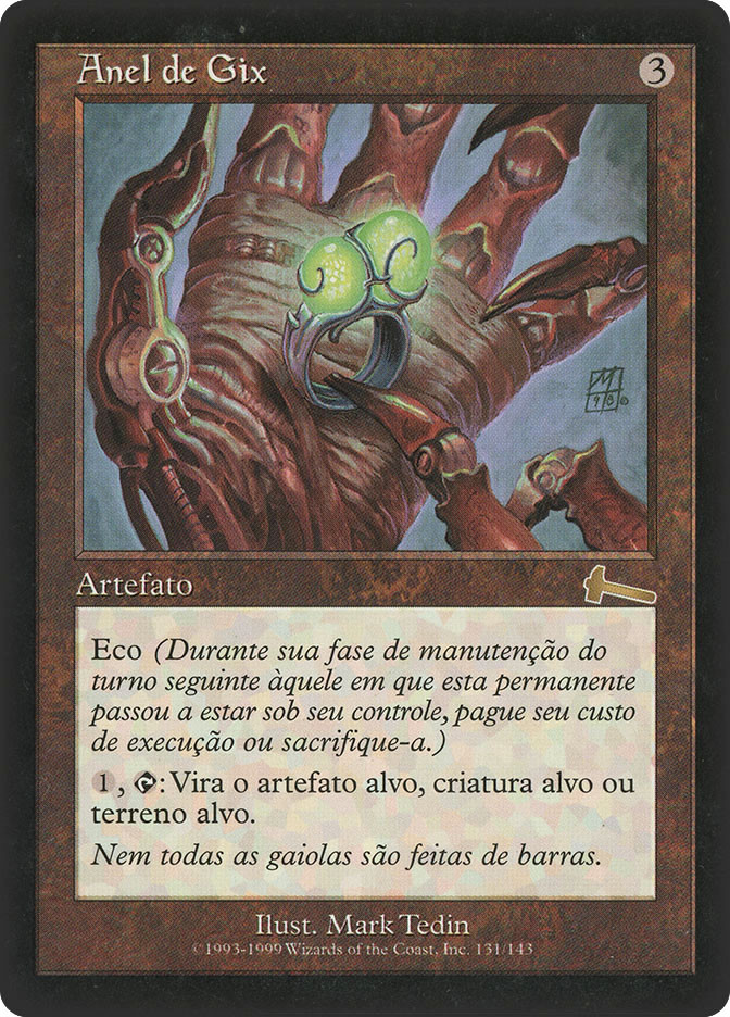 Ring of Gix Urza's Legacy Portuguese Star City Games