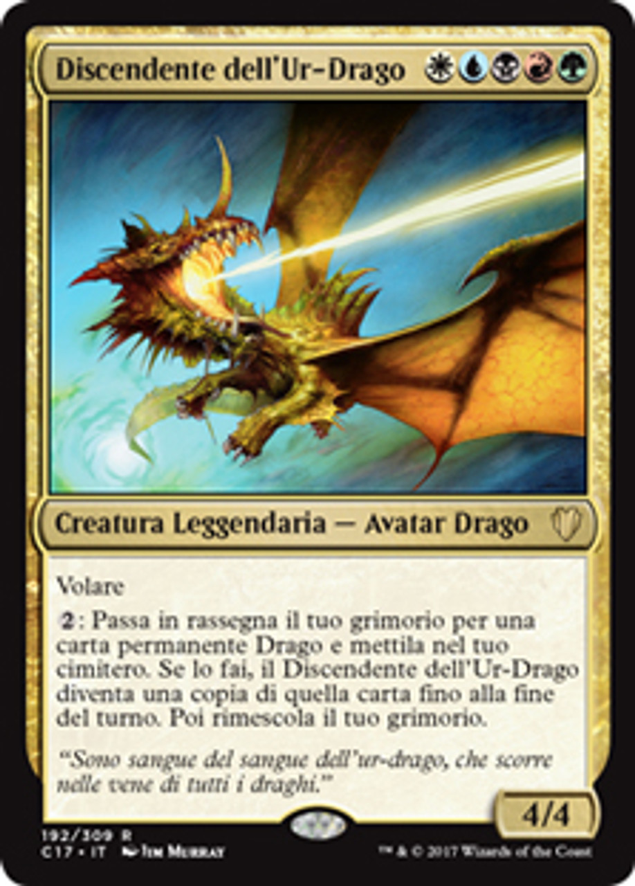 MTG 始祖ドラゴンの末裔/Scion of the Ur-Dragon SLD 始祖