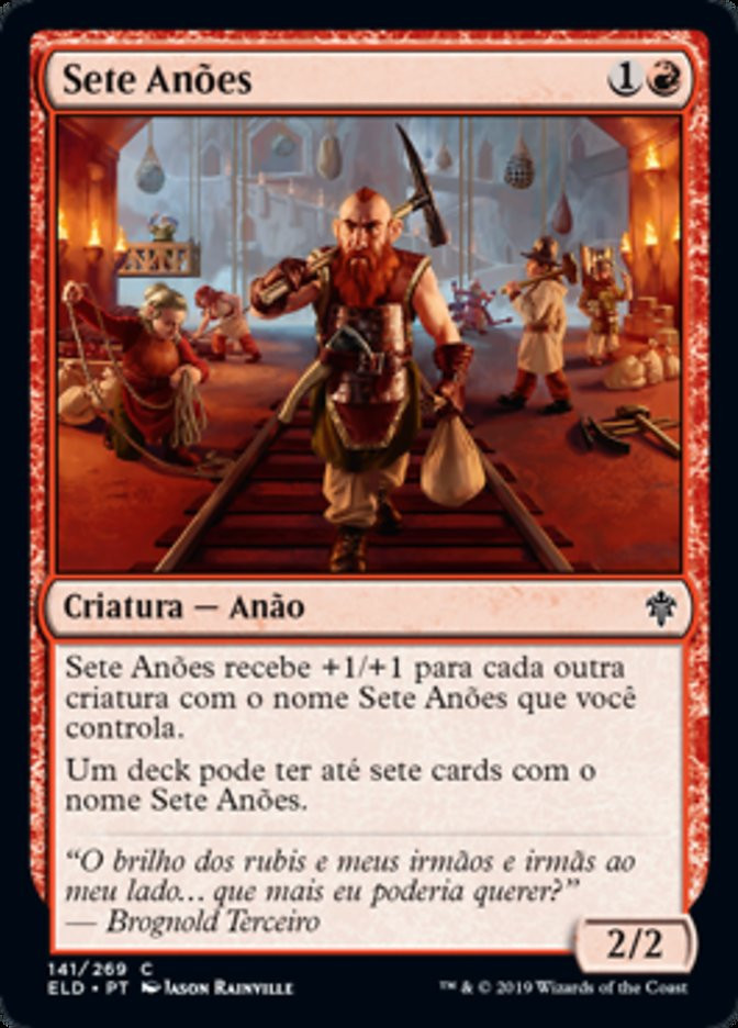 Seven Dwarves | Throne of Eldraine - Portuguese | Star City Games