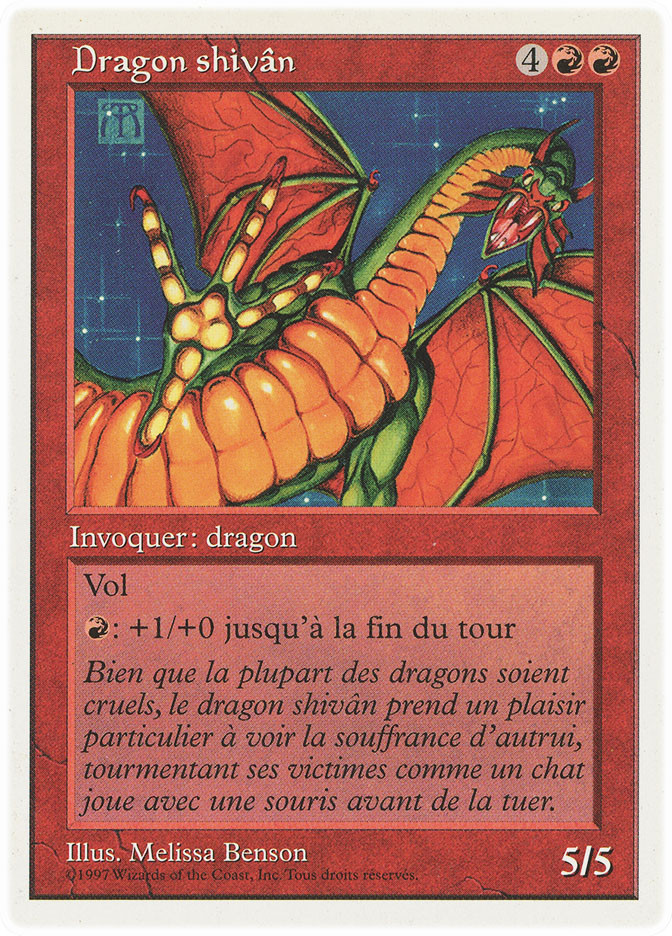 Shivan Dragon | 5th Edition - French | Star City Games