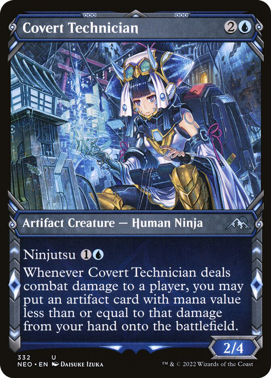 Covert Technician (Showcase) | Kamigawa: Neon Dynasty - Variants