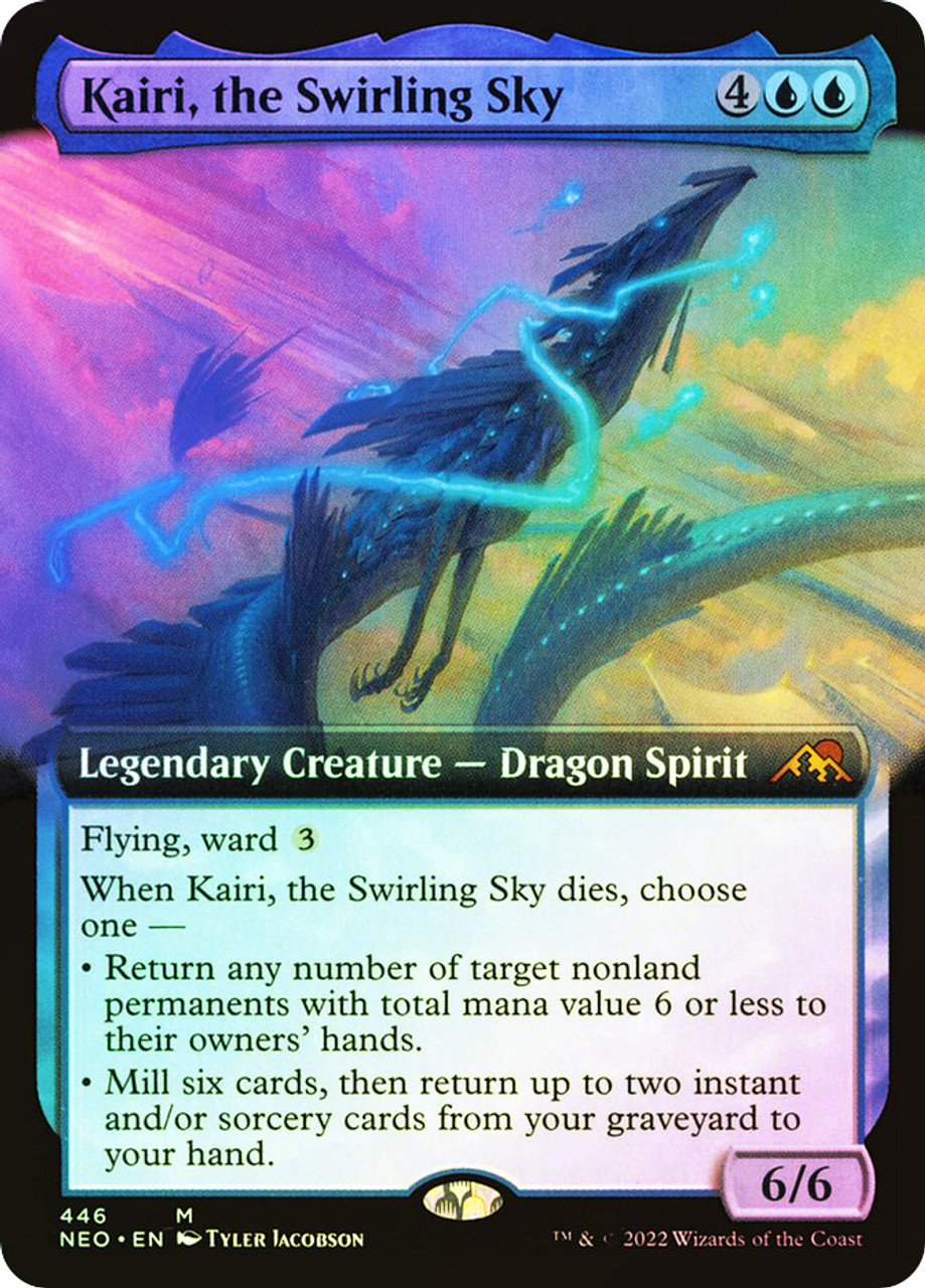 Kairi, the Swirling Sky (Extended Art) | Kamigawa: Neon Dynasty