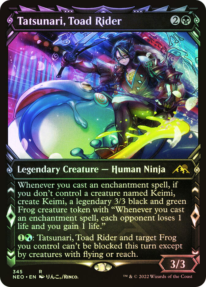 RAID バサクラ限定ダッチ KANAMORI/ カナモリ Tatsunari, Toad Rider (#345) | Kamigawa: Neon Dynasty | Star City