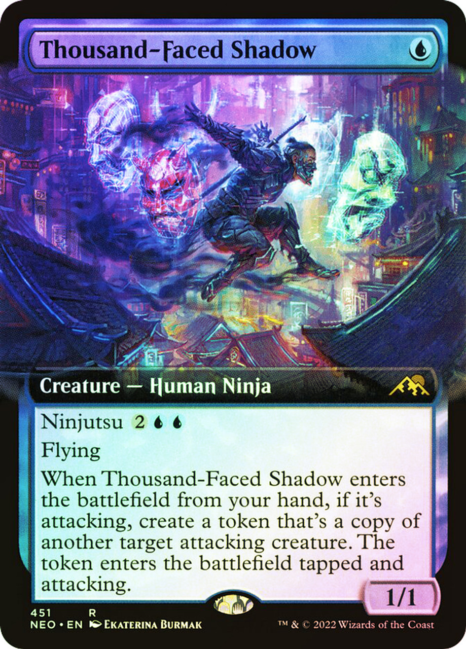 Thousand-Faced Shadow (Extended Art) | Kamigawa: Neon