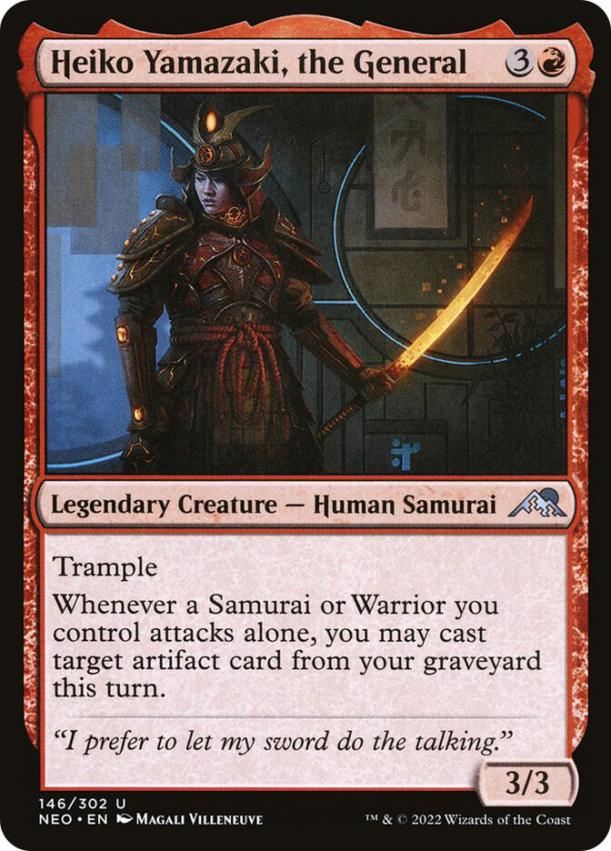Heiko Yamazaki, the General | Kamigawa: Neon Dynasty | Star City Games