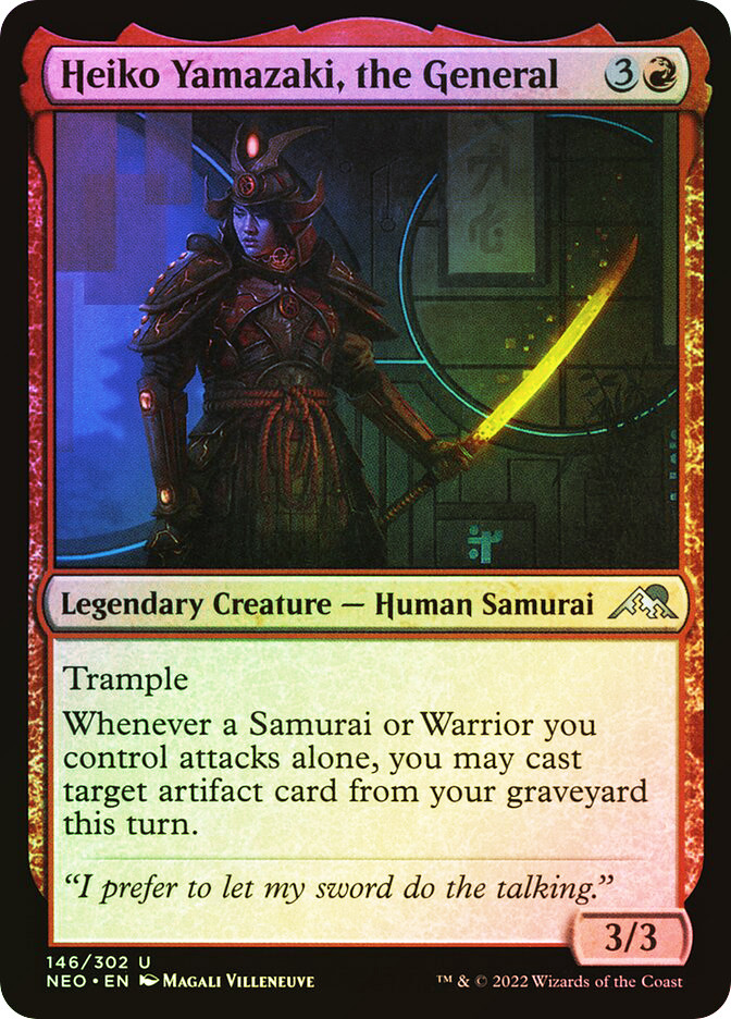 Heiko Yamazaki, the General | Kamigawa: Neon Dynasty | Star City Games