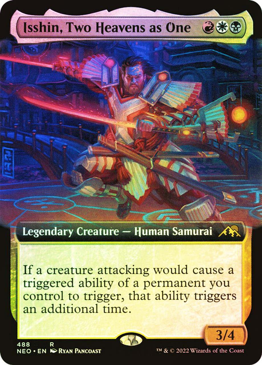 Isshin, Two Heavens as One (Extended Art) | Kamigawa: Neon Dynasty