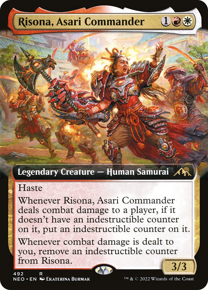 Risona, Asari Commander (#492) | Kamigawa: Neon Dynasty | Star