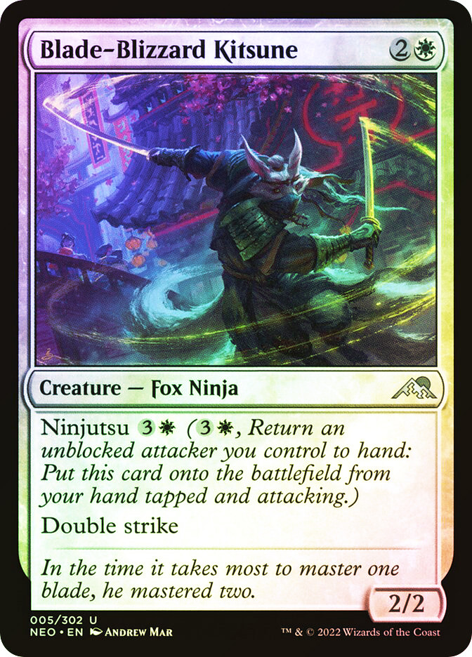 Blade-Blizzard Kitsune | Kamigawa: Neon Dynasty | Star City Games