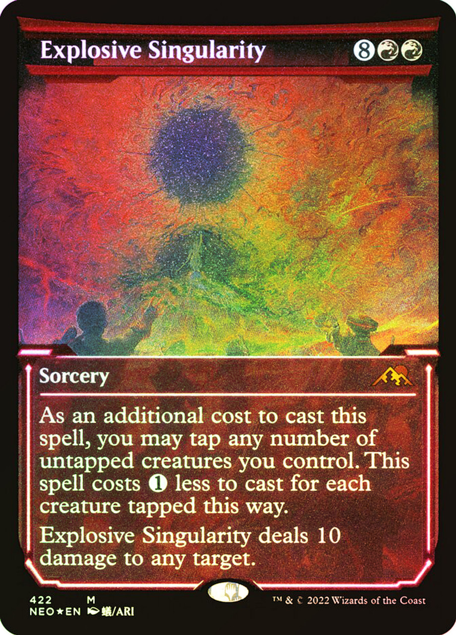Explosive Singularity (Showcase) (Foil Etched) | Kamigawa