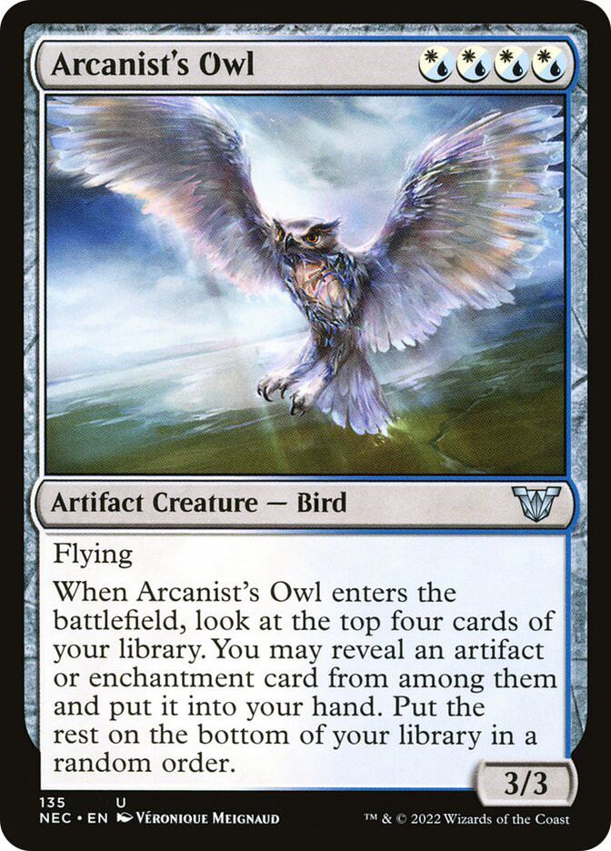Elemental　トークン　Owl mtg Arcanist's Owl | Kamigawa: Neon Dynasty Commander | Star City Games